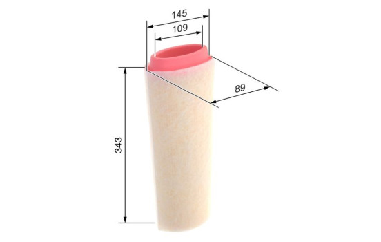 Air Filter S3588 Bosch, Image 3