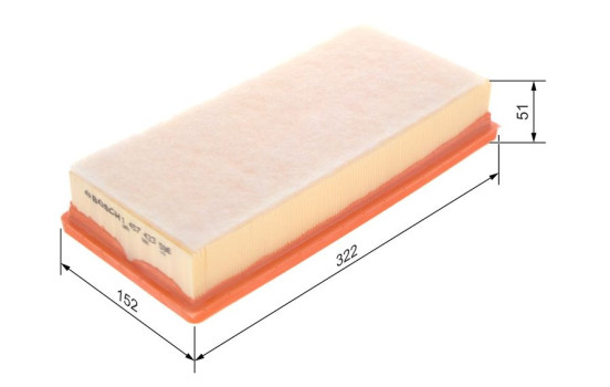 Air Filter S3596 Bosch, Image 7