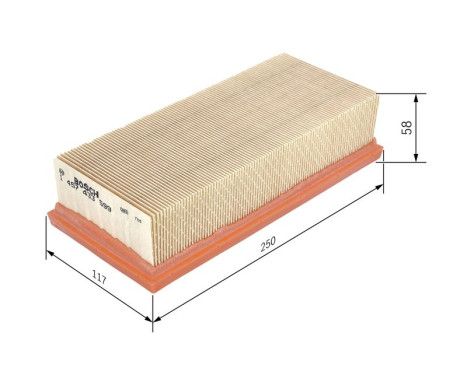 Air Filter S3599 Bosch, Image 2