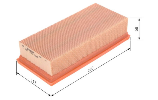 Air Filter S3599 Bosch, Image 6