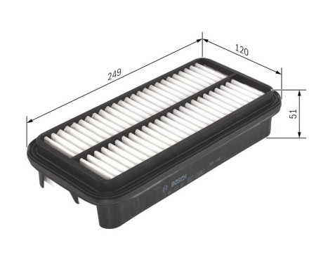 Air Filter S3957 Bosch, Image 2