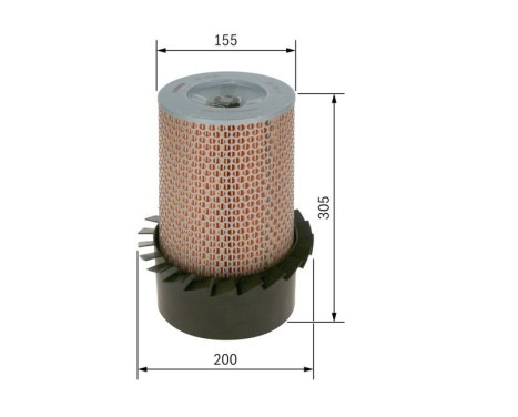 Air Filter S9033 Bosch, Image 5