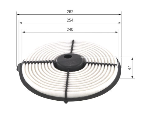 Air Filter S9122 Bosch, Image 2