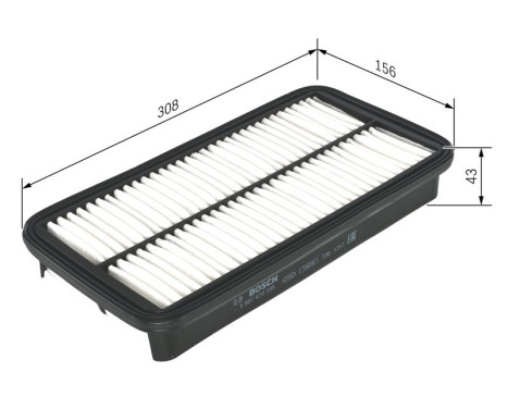 Air Filter S9135 Bosch, Image 6