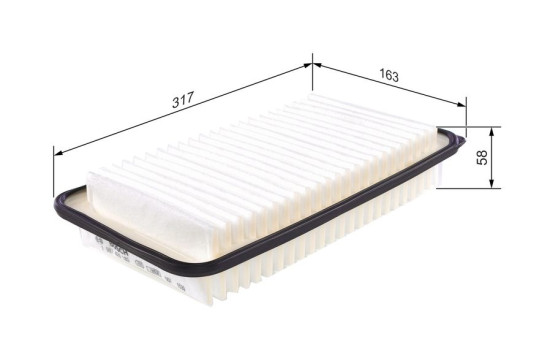 Air Filter S9183 Bosch, Image 2