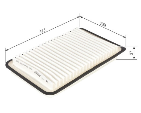 Air Filter S9184 Bosch, Image 6