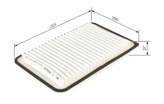 Air Filter S9184 Bosch, Image 2