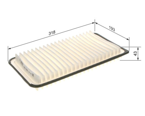 Air Filter S9187 Bosch, Image 6