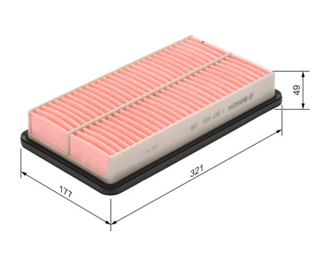 Air Filter S9188 Bosch, Image 2