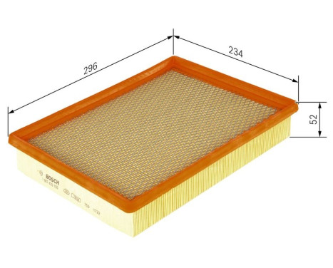 Air Filter S9193 Bosch, Image 2