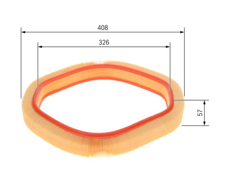 Air Filter S9787 Bosch, Image 5
