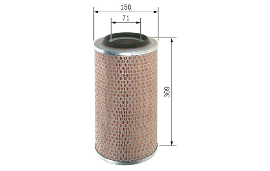 Air Filter S9883 Bosch, Image 5