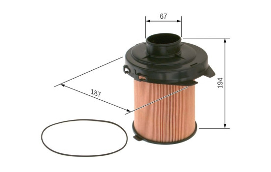 Air Filter S9908 Bosch, Image 6