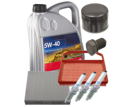Discount set service including engine oil