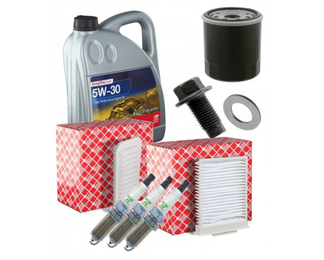 Discount set service including engine oil