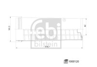 Febi Plus air filter 1007531