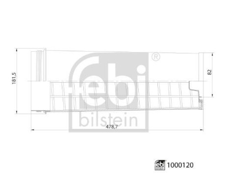 Febi Plus air filter 1007531