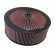 K & N replacement filter 14Inch / 6.62inch Vent with X-Stream Top (66-3030) K&N