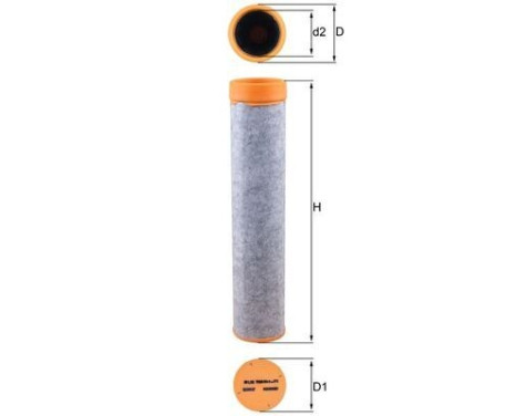Secondary Air Filter LXS 7060 Mahle, Image 2