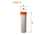 Secondary filter 46672 Wix filters