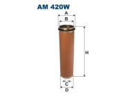Secondary filter AM 420W Filtron