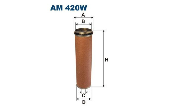 Secondary filter AM 420W Filtron