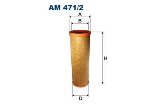 Secondary filter AM 471/2 Filtron