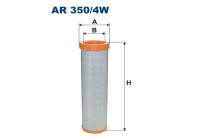 Secondary filter AR 350/4W Filtron