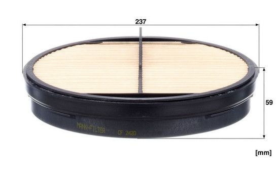 Secondary filter CF 2420 MANN-FILTER, Image 2