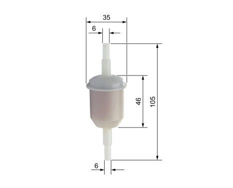 Bosch F4058 - Gasoline Filter Auto, Image 2