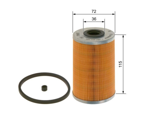 Bosch N1724 - Diesel filter car, Image 13
