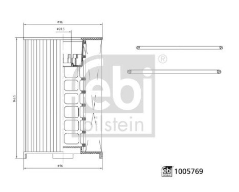 Fuel filter 1005769 FEBI