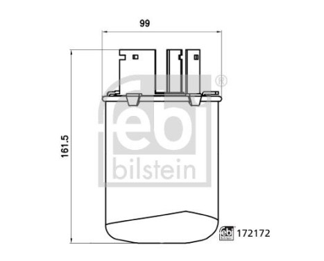Fuel filter 172172 FEBI, Image 5