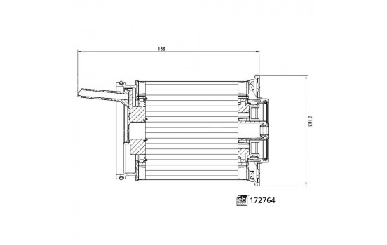 Fuel filter 172764 FEBI