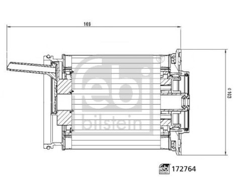Fuel filter 172764 FEBI, Image 2