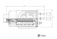 Fuel filter 174825 FEBI