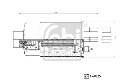 Fuel filter 174825 FEBI, Image 3