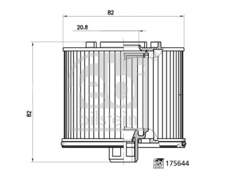 Fuel filter 175644 FEBI