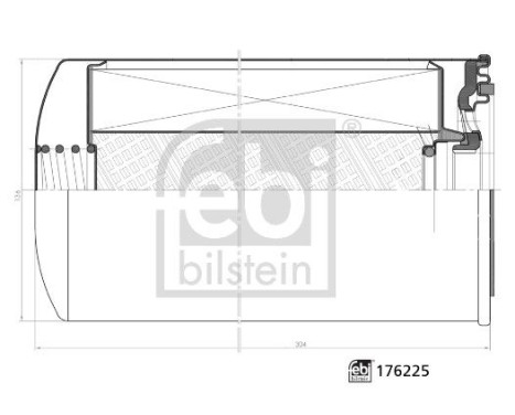 Fuel filter 176225 FEBI