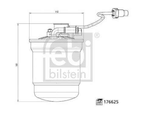 fuel filter 176625 FEBI, Image 3