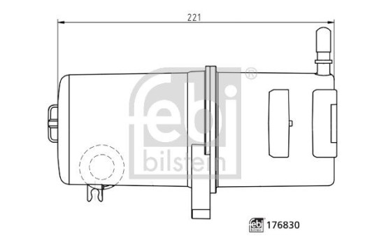 Fuel filter 176830 FEBI, Image 3