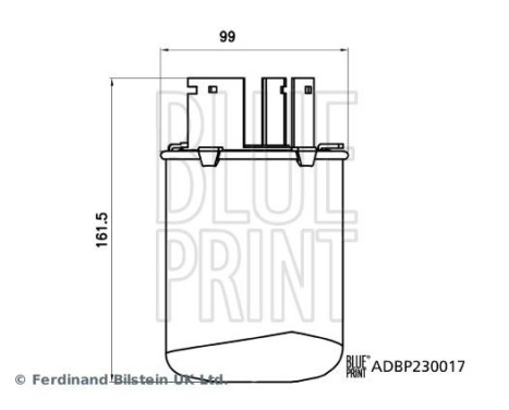 Fuel filter ADBP230017 Blue Print, Image 5
