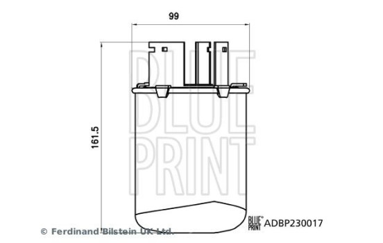 Fuel filter ADBP230017 Blue Print, Image 5
