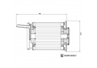 Fuel filter ADBP230021 Blue Print