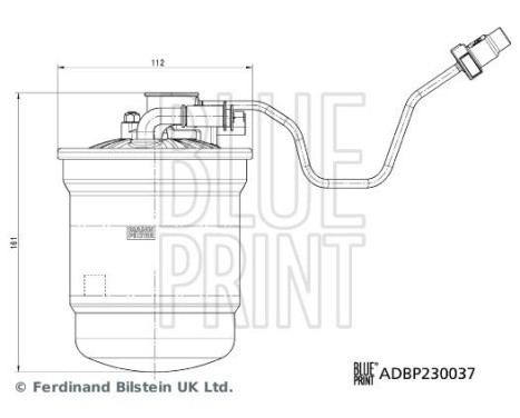 Fuel filter ADBP230037 Blue Print, Image 3