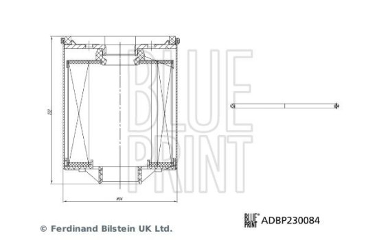 Fuel filter ADBP230084 Blue Print