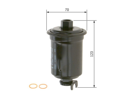 Fuel filter F0103 Bosch, Image 6