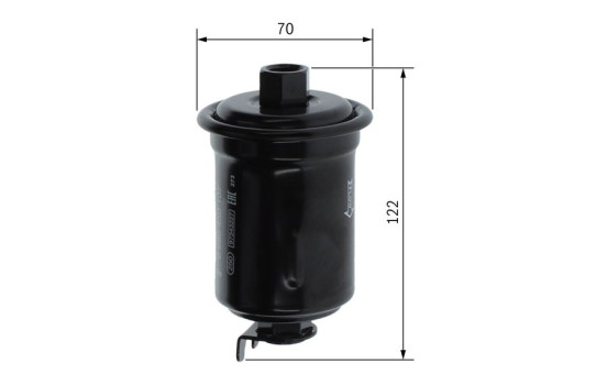 Fuel filter F0107 Bosch, Image 6