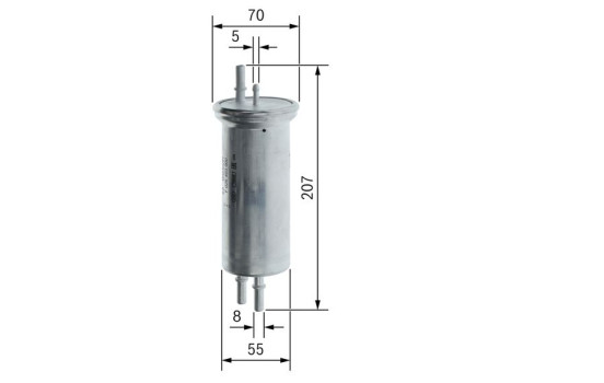 Fuel filter F3000 Bosch, Image 5