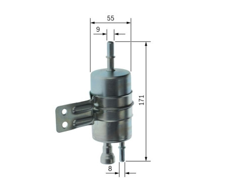Fuel filter F3761 Bosch, Image 5